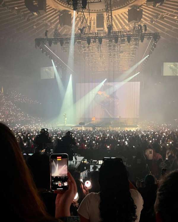 Oakland Arena, section: 107, row: 5, seat: 14