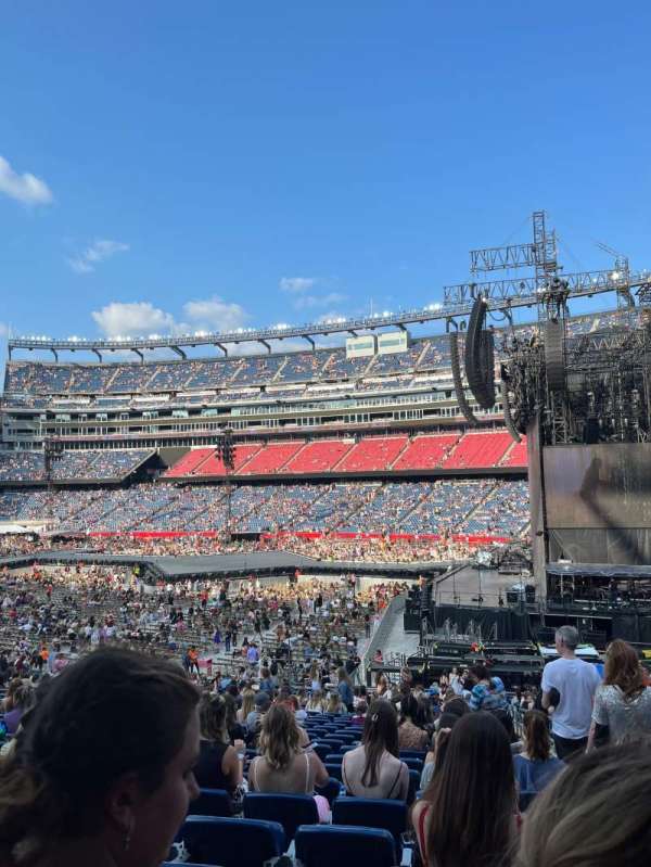 Gillette Stadium, section: 127, row: 34, seat: 2