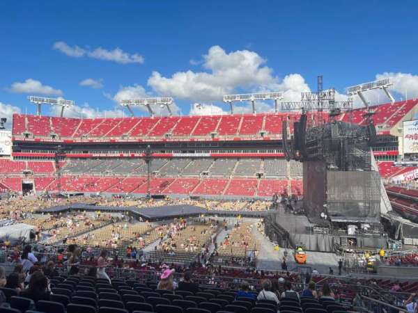 Raymond James Stadium, section: 214, row: N, seat: 20