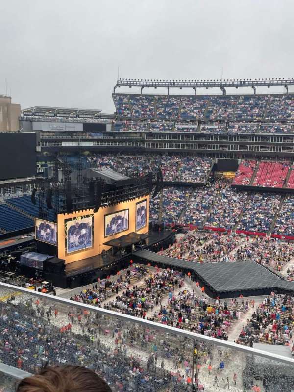 Gillette Stadium, section: 309, row: 2, seat: 5