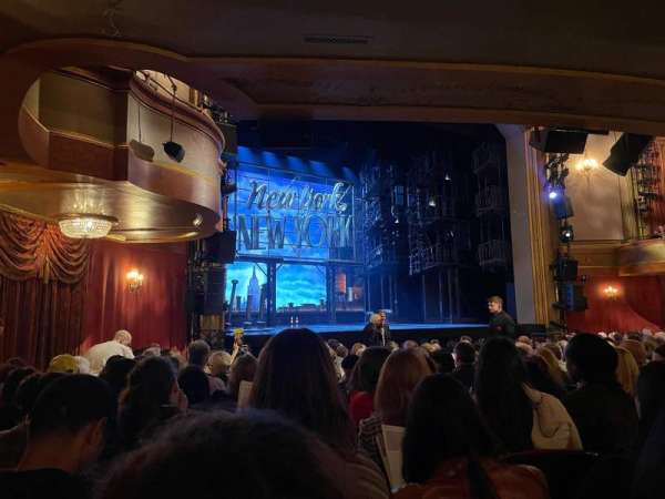 St. James Theatre, section: Orchestra L, row: O, seat: 27