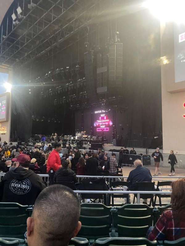 North Island Credit Union Amphitheatre, section: 101, row: D, seat: 9