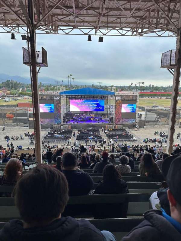 The Grandstand at the LA County Fair, section: G, row: 26, seat: 15