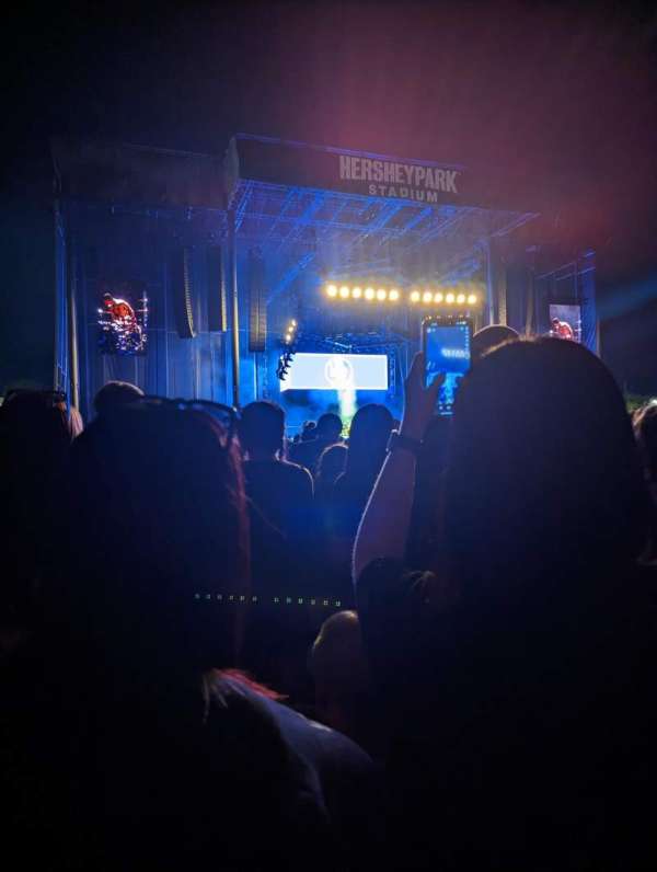Hershey Park Stadium, section: E, row: 8, seat: 9