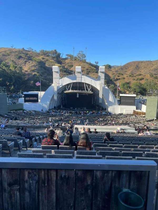 Hollywood Bowl, section: G1, row: 23, seat: 25