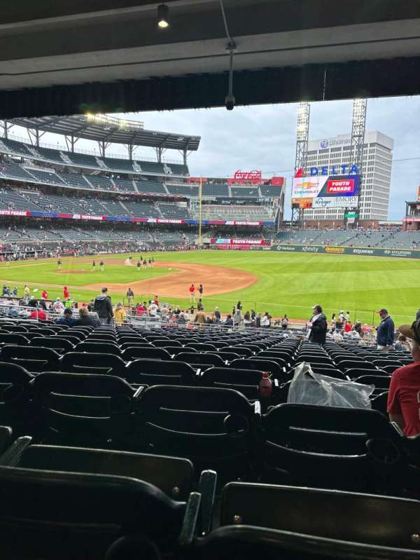 Truist Park, section: 114, row: 16, seat: 13-14