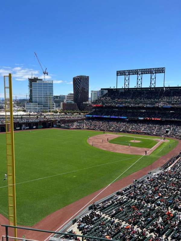 Oracle Park, section: VB334, row: D, seat: 2