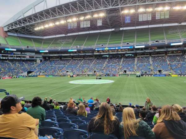 Lumen Field, section: 108, row: P, seat: 3