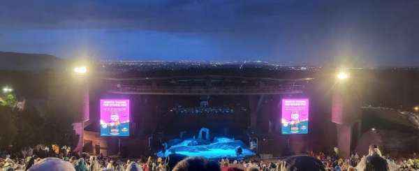 Red Rocks Amphitheatre, section: Center Left, row: 42, seat: 99-100