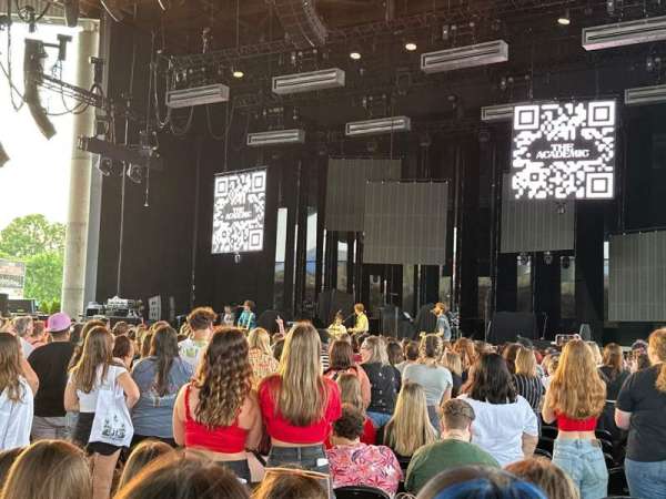 Michigan Lottery Amphitheatre, section: 100B, row: JJ, seat: 126