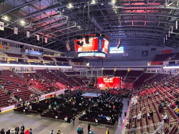 Giant Center, section: 102, row: 1, seat: 2