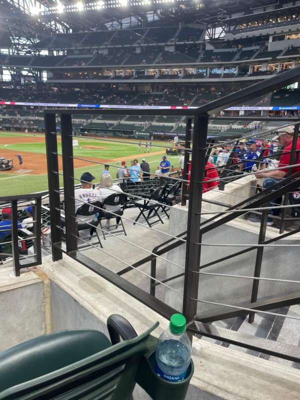 Globe Life Field, section: 4, row: 10, seat: 8