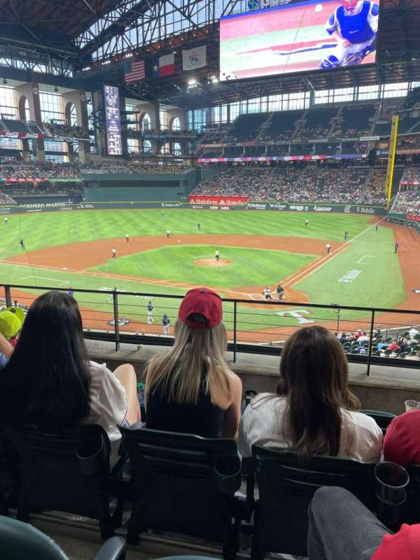 Globe Life Field, section: 112, row: 4, seat: 14