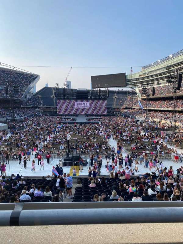 Soldier Field, section: 222, row: 1, seat: 7