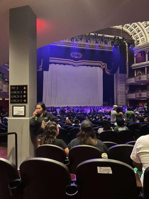 The Met Philadelphia, section: Orchestra 8, row: E, seat: 6