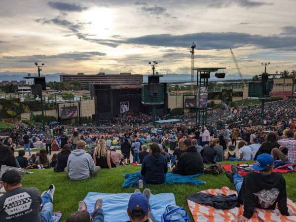 Fiddler's Green Amphitheatre, section: GA, row: XX, seat: 148