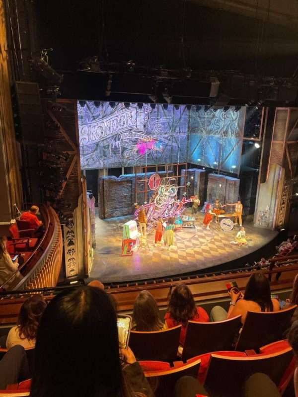 Stephen Sondheim Theatre, section: Mezzanine L, row: DD, seat: 13