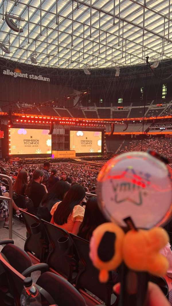 Allegiant Stadium, section: 107, row: 29, seat: 18