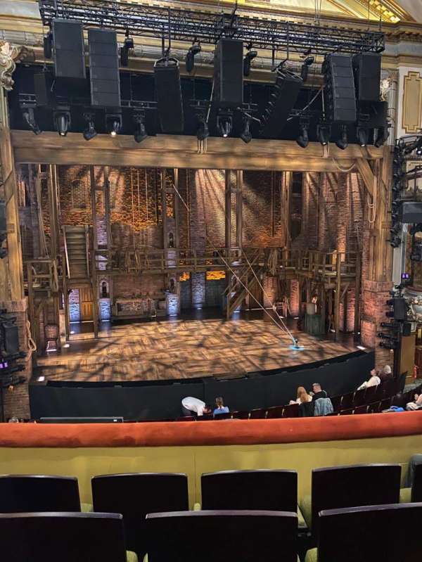 Victoria Palace Theatre, section: Royal Circle, row: D, seat: 28