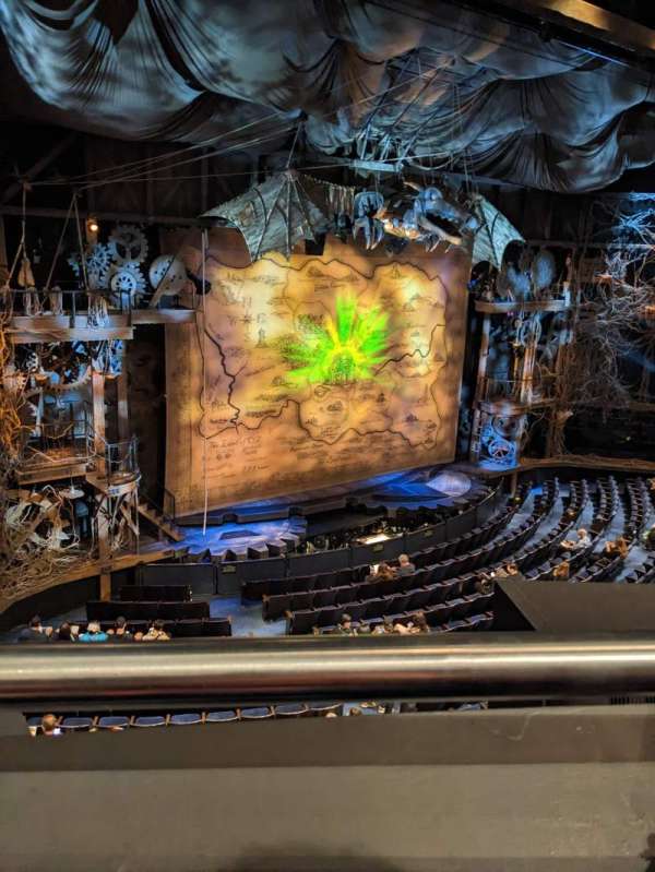 Gershwin Theatre, section: Front Mezzanine L, row: EE, seat: 5