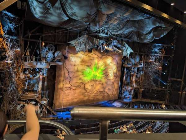 Gershwin Theatre, section: Front Mezzanine L, row: EE, seat: 7