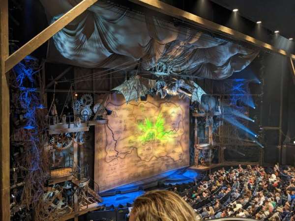 Gershwin Theatre, section: Front Mezzanine L, row: EE, seat: 11