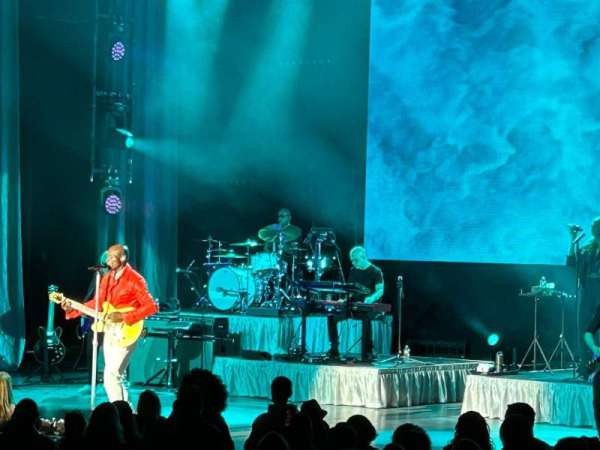 The Greek Theatre, section: A Right, row: P, seat: 32