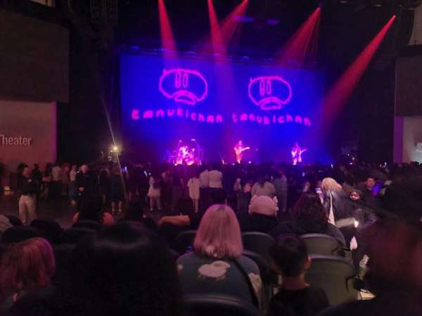 YouTube Theater, section: 102, row: F, seat: 17