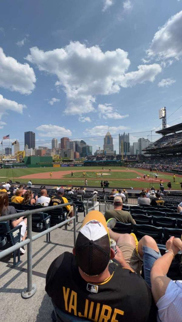PNC Park, section: 120, row: J, seat: 16