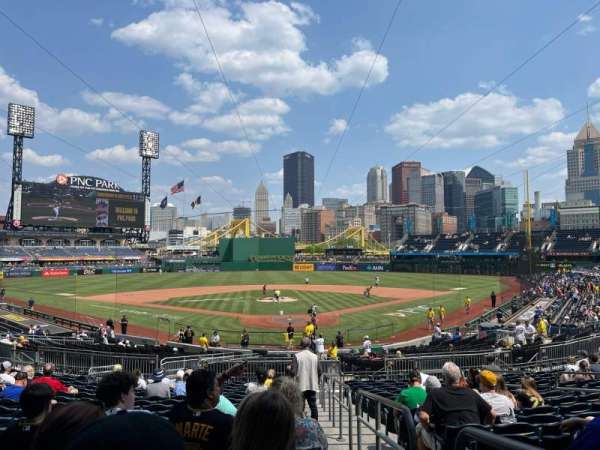 PNC Park, section: 117, row: S, seat: 1