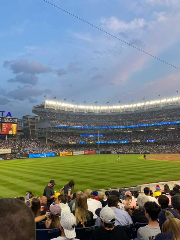 Yankee Stadium, section: 131, row: 12, seat: 7