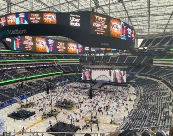 SoFi Stadium, section: 340, row: 5, seat: 18