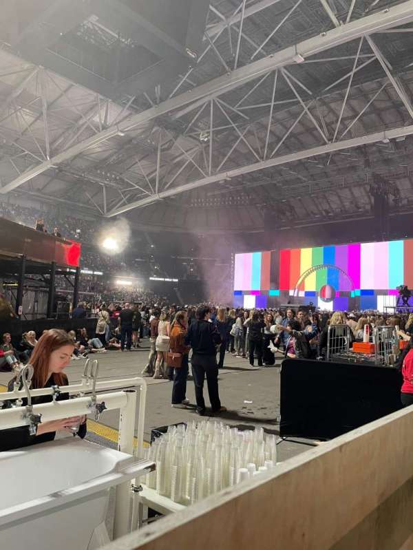 Strawberry Arena, section: 109, row: 1, seat: 130