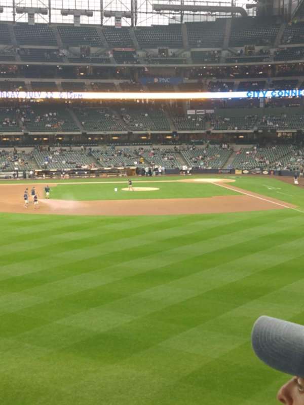 American Family Field, section: 236, row: 2, seat: 5