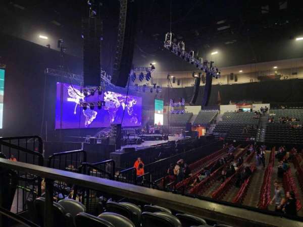 Pechanga Arena, section: L2, row: 1, seat: 12