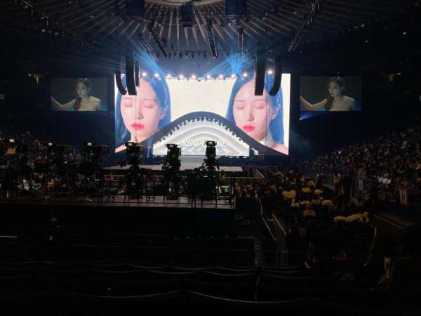 Oakland Arena, section: 107, row: 5, seat: 10