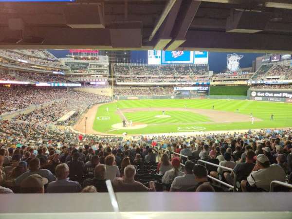 Target Field, section: 111, row: WC, seat: 2