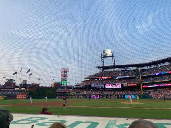 Citizens Bank Park, section: 130, row: 2, seat: 6