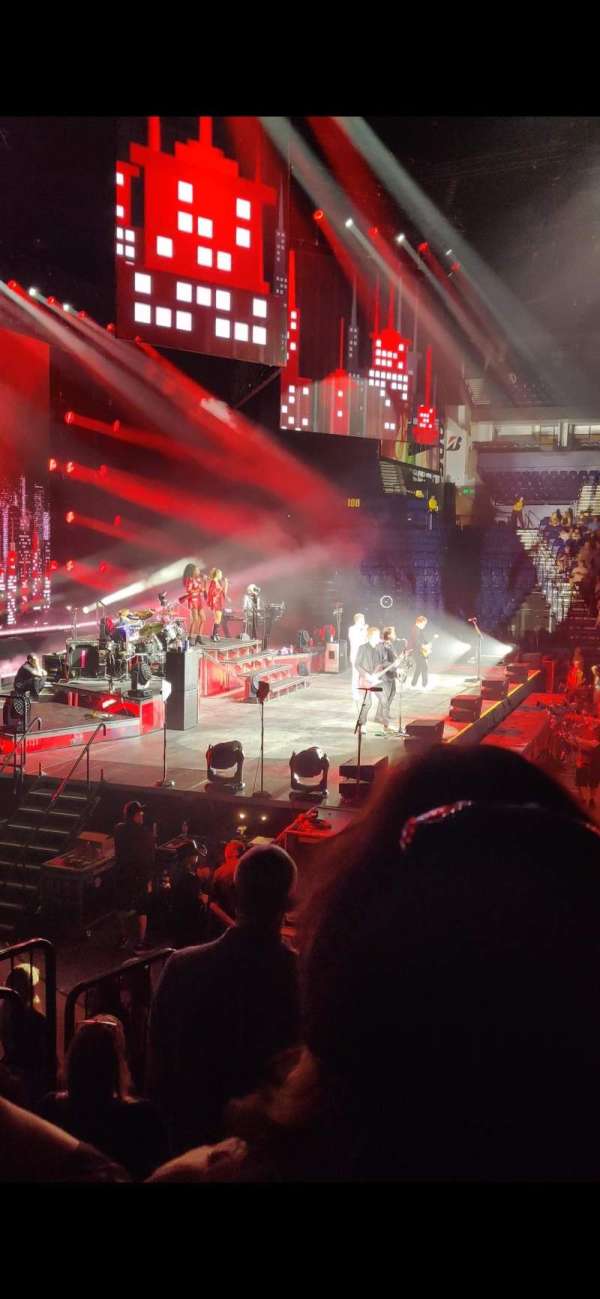 Bridgestone Arena, section: 114, row: KK, seat: 17