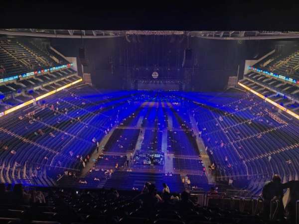 The O2, London, section: 412, row: S, seat: 760