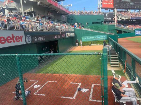 Nationals Park, section: 103, row: B, seat: 8