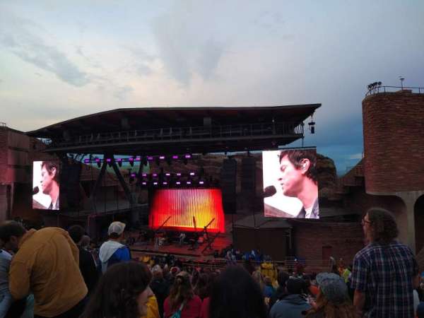 Red Rocks Amphitheatre, section: Right, row: 20, seat: 23