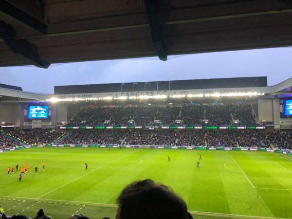 Ibrox Stadium, section: MFJ, row: R, seat: 98