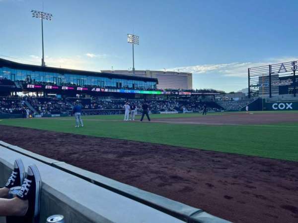 Las Vegas Ballpark, section: 105, row: A, seat: 7
