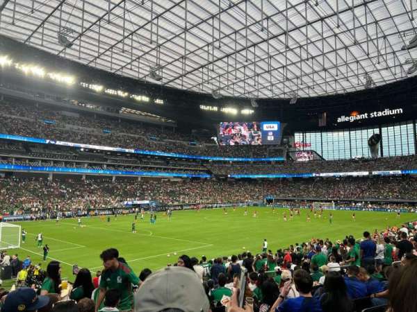 Allegiant Stadium, section: 118, row: 17, seat: 16