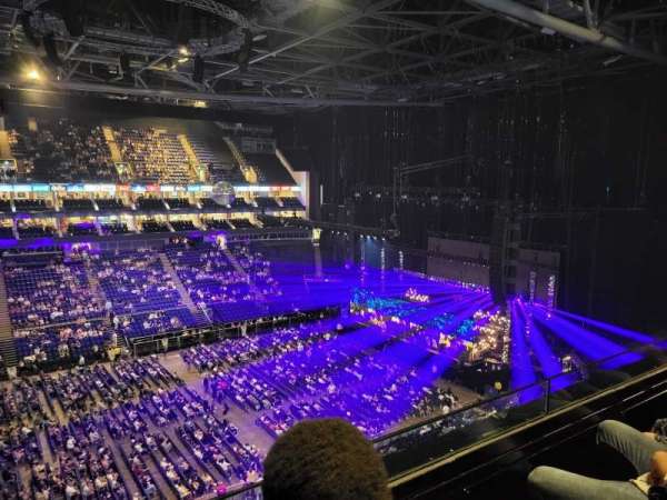 The O2, London, section: 419, row: B, seat: 895