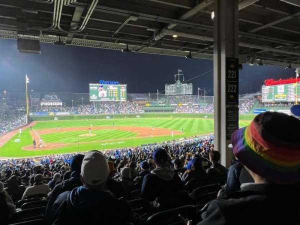 Wrigley Field, section: 221, row: 12, seat: 12