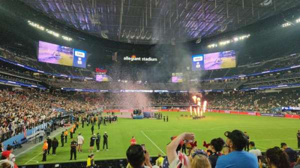 Allegiant Stadium, section: 125, row: 10, seat: 8