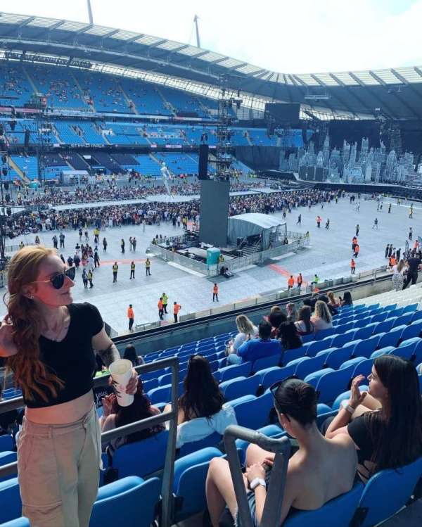 Etihad Stadium, Manchester, section: 109, row: 12, seat: 214
