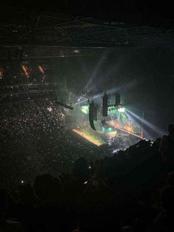 The O2, London, section: 419, row: M, seat: 908